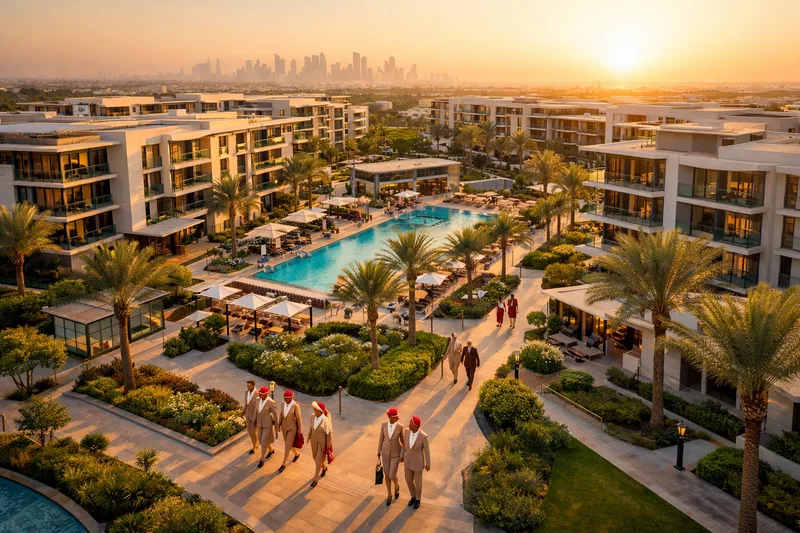 Emirates unveils a purpose built cabin crew village redefining airline workforce living in Dubai