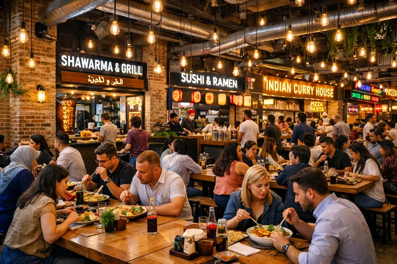 Why Food Halls Are Booming in Dubai Right Now: Diversity, Locality, and Community